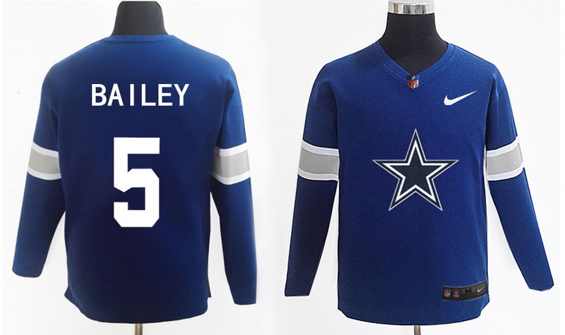 Nike Cowboys 5 Dan Bailey Navy Knit Sweater Nike Cowboys 5 Dan Bailey Navy Knit Sweater
