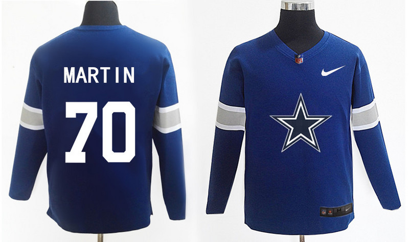 Nike Cowboys 70 Zack Martin Navy Knit Sweater