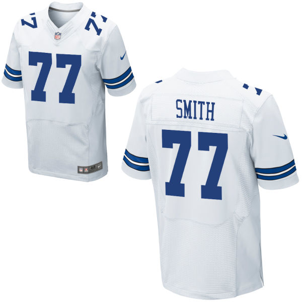 Nike Cowboys 77 Tyron Smith White Elite Jersey Nike Cowboys 77 Tyron Smith White Elite Jersey
