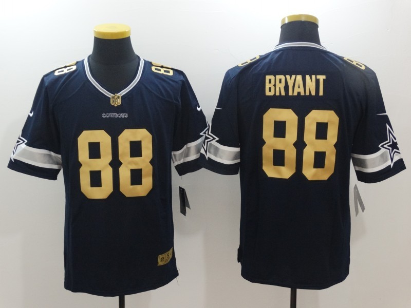 Nike Cowboys 88 Dez Bryant Navy Gold Limited Jersey Nike Cowboys 88 Dez Bryant Navy Gold Limited Jersey