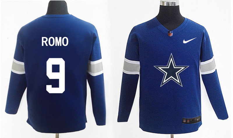 Nike Cowboys 9 Tony Romo Navy Knit Sweater Nike Cowboys 9 Tony Romo Navy Knit Sweater