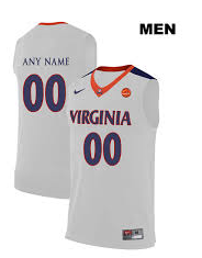 Nike Customize Mens White Virginia Cavaliers College Basketball Jersey Nike Customize Mens White Virginia Cavaliers College Basketball Jersey