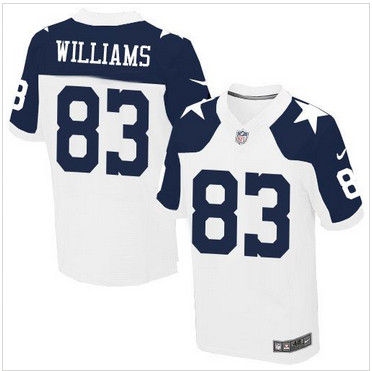 Nike Dallas Cowboys #83 Terrance Williams White Thanksgiving Throwback Men's Stitched NFL Elite Jersey Nike Dallas Cowboys #83 Terrance Williams White Thanksgiving Throwback Men's Stitched NFL Elite Jersey