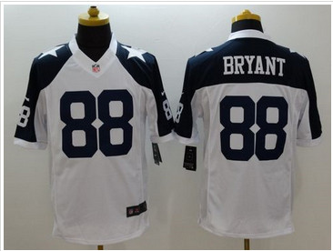 Nike Dallas Cowboys #88 Dez Bryant White Thanksgiving Throwback Men's Stitched NFL Limited Jersey Nike Dallas Cowboys #88 Dez Bryant White Thanksgiving Throwback Men's Stitched NFL Limited Jersey