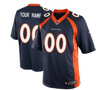 Nike Denver Broncos Customized 2013 Blue Limited Jersey