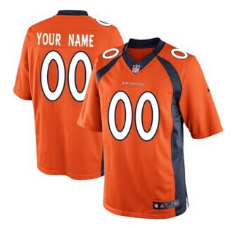 Nike Denver Broncos Customized 2013 Orange Limited Jersey