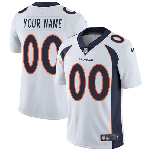 Nike Denver Broncos Limited White Road Jersey NFL Vapor Untouchable Customized jerseys Nike Denver Broncos Limited White Road Jersey NFL Vapor Untouchable Customized jerseys