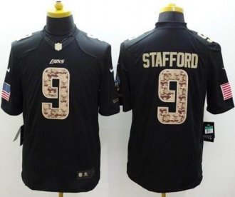 Nike Detroit Lions #9 Matthew Stafford Black NFL Limited Salute to Service jersey Nike Detroit Lions #9 Matthew Stafford Black NFL Limited Salute to Service jersey