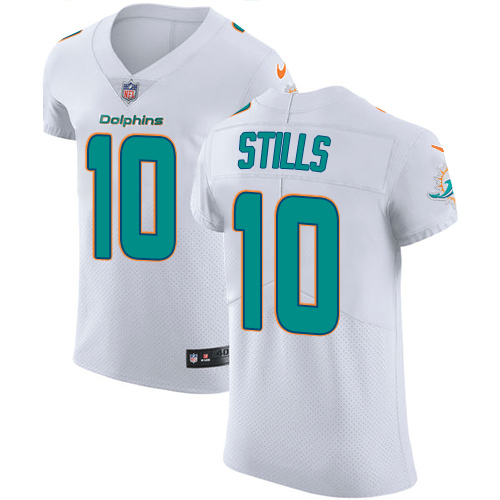 Nike Dolphins #10 Kenny Stills White Men's Stitched NFL Vapor Untouchable Elite Jersey Nike Dolphins #10 Kenny Stills White Men's Stitched NFL Vapor Untouchable Elite Jersey