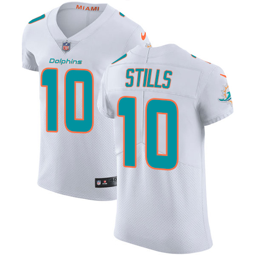 Nike Dolphins #10 Kenny Stills White Men's Stitched NFL Vapor Untouchable Elite Jersey Nike Dolphins #10 Kenny Stills White Men's Stitched NFL Vapor Untouchable Elite Jersey