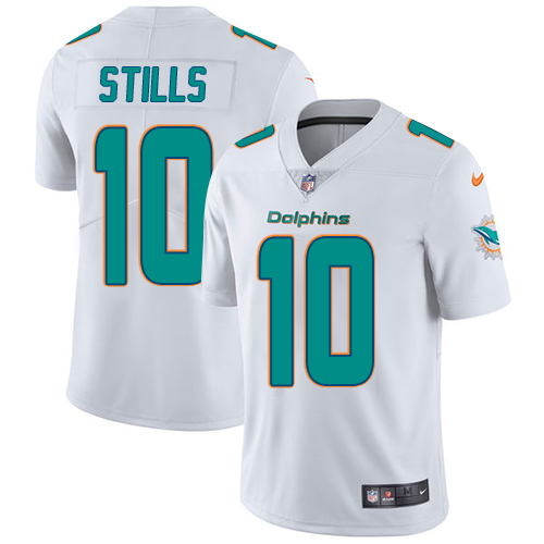 Nike Dolphins #10 Kenny Stills White Men's Stitched NFL Vapor Untouchable Limited Jersey Nike Dolphins #10 Kenny Stills White Men's Stitched NFL Vapor Untouchable Limited Jersey