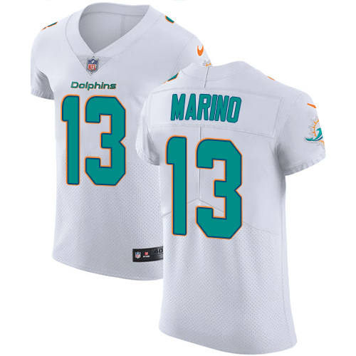 Nike Dolphins #13 Dan Marino White Men's Stitched NFL Vapor Untouchable Elite Jersey Nike Dolphins #13 Dan Marino White Men's Stitched NFL Vapor Untouchable Elite Jersey