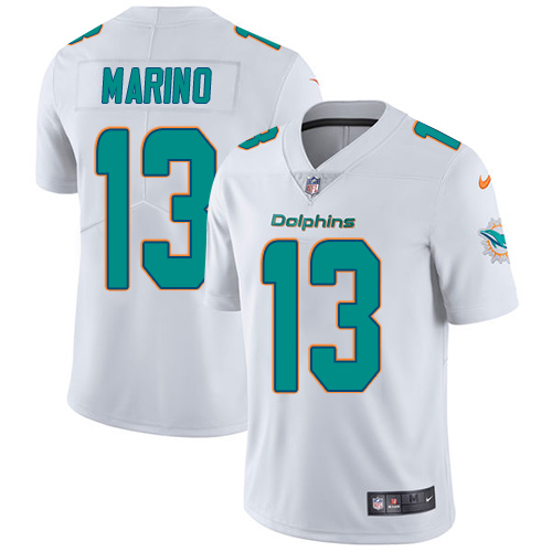 Nike Dolphins #13 Dan Marino White Men's Stitched NFL Vapor Untouchable Limited Jersey Nike Dolphins #13 Dan Marino White Men's Stitched NFL Vapor Untouchable Limited Jersey