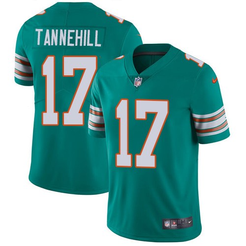 Nike Dolphins #17 Ryan Tannehill Aqua Green Alternate Men's Stitched NFL Vapor Untouchable Limited Jersey Nike Dolphins #17 Ryan Tannehill Aqua Green Alternate Men's Stitched NFL Vapor Untouchable Limited Jersey