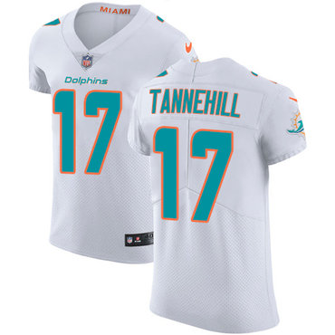 Nike Dolphins #17 Ryan Tannehill White Men's Stitched NFL Vapor Untouchable Elite Jersey Nike Dolphins #17 Ryan Tannehill White Men's Stitched NFL Vapor Untouchable Elite Jersey