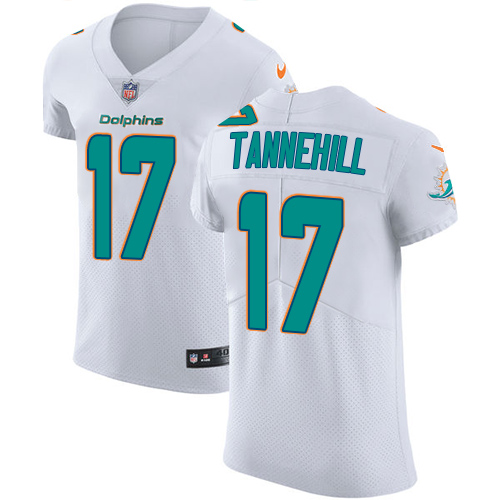 Nike Dolphins #17 Ryan Tannehill White Men's Stitched NFL Vapor Untouchable Elite Jersey Nike Dolphins #17 Ryan Tannehill White Men's Stitched NFL Vapor Untouchable Elite Jersey