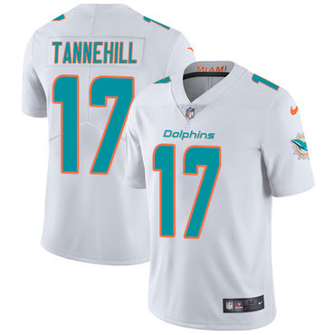 Nike Dolphins #17 Ryan Tannehill White Men's Stitched NFL Vapor Untouchable Limited Jersey Nike Dolphins #17 Ryan Tannehill White Men's Stitched NFL Vapor Untouchable Limited Jersey