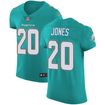 Nike Dolphins #20 Reshad Jones Aqua Green Team Color Men's Stitched NFL Vapor Untouchable Elite Jersey Nike Dolphins #20 Reshad Jones Aqua Green Team Color Men's Stitched NFL Vapor Untouchable Elite Jersey