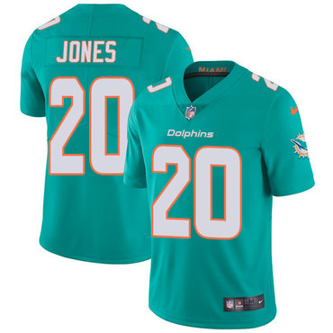 Nike Dolphins #20 Reshad Jones Aqua Green Team Color Men's Stitched NFL Vapor Untouchable Limited Jersey Nike Dolphins #20 Reshad Jones Aqua Green Team Color Men's Stitched NFL Vapor Untouchable Limited Jersey