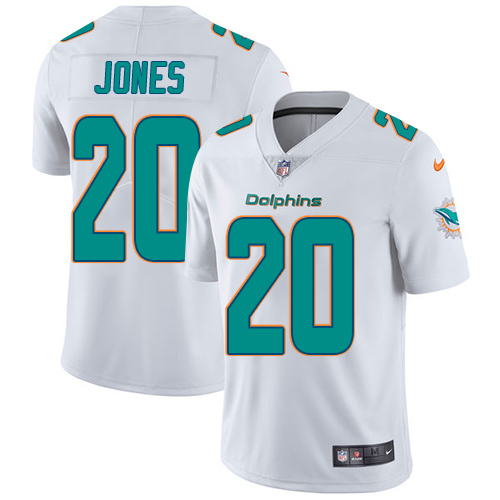 Nike Dolphins #20 Reshad Jones White Men's Stitched NFL Vapor Untouchable Limited Jersey Nike Dolphins #20 Reshad Jones White Men's Stitched NFL Vapor Untouchable Limited Jersey
