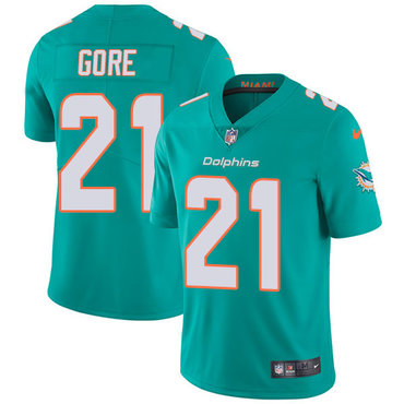 Nike Dolphins #21 Frank Gore Aqua Green Team Color Men's Stitched NFL Vapor Untouchable Limited Jersey Nike Dolphins #21 Frank Gore Aqua Green Team Color Men's Stitched NFL Vapor Untouchable Limited Jersey