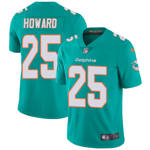 Nike Dolphins #25 Xavien Howard Aqua Green Team Color Youth Stitched NFL Vapor Untouchable Limited Jersey Nike Dolphins #25 Xavien Howard Aqua Green Team Color Youth Stitched NFL Vapor Untouchable Limited Jersey