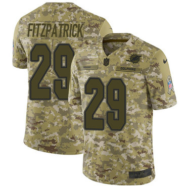 Nike Dolphins #29 Minkah Fitzpatrick Camo Youth Stitched NFL Limited 2018 Salute to Service Jersey Nike Dolphins #29 Minkah Fitzpatrick Camo Youth Stitched NFL Limited 2018 Salute to Service Jersey
