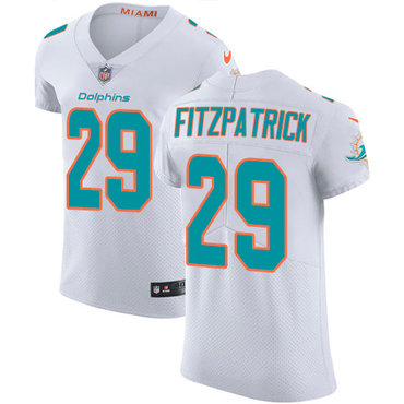 Nike Dolphins #29 Minkah Fitzpatrick White Men's Stitched NFL Vapor Untouchable Elite Jersey Nike Dolphins #29 Minkah Fitzpatrick White Men's Stitched NFL Vapor Untouchable Elite Jersey