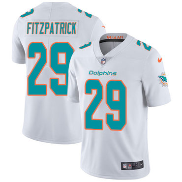 Nike Dolphins #29 Minkah Fitzpatrick White Men's Stitched NFL Vapor Untouchable Limited Jersey Nike Dolphins #29 Minkah Fitzpatrick White Men's Stitched NFL Vapor Untouchable Limited Jersey