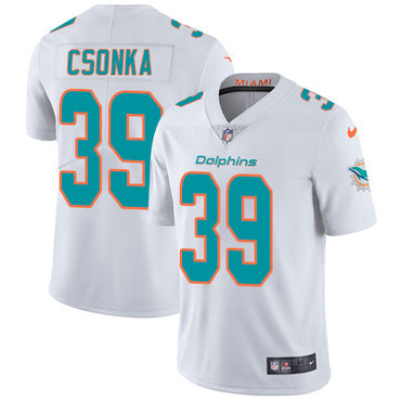 Nike Dolphins #39 Larry Csonka White Men's Stitched NFL Vapor Untouchable Limited Jersey Nike Dolphins #39 Larry Csonka White Men's Stitched NFL Vapor Untouchable Limited Jersey