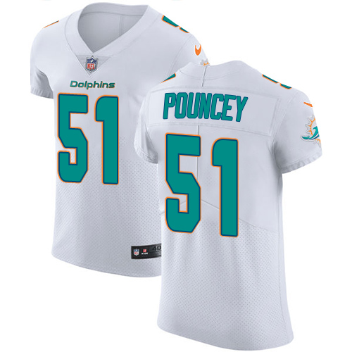 Nike Dolphins #51 Mike Pouncey White Men's Stitched NFL Vapor Untouchable Elite Jersey Nike Dolphins #51 Mike Pouncey White Men's Stitched NFL Vapor Untouchable Elite Jersey