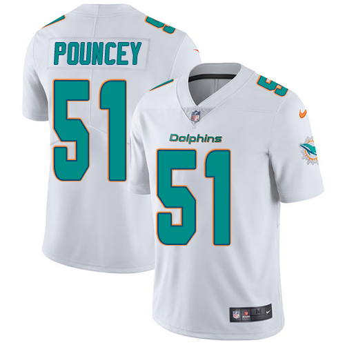 Nike Dolphins #51 Mike Pouncey White Men's Stitched NFL Vapor Untouchable Limited Jersey Nike Dolphins #51 Mike Pouncey White Men's Stitched NFL Vapor Untouchable Limited Jersey