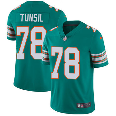 Nike Dolphins #78 Laremy Tunsil Aqua Green Alternate Men's Stitched NFL Vapor Untouchable Limited Jersey Nike Dolphins #78 Laremy Tunsil Aqua Green Alternate Men's Stitched NFL Vapor Untouchable Limited Jersey