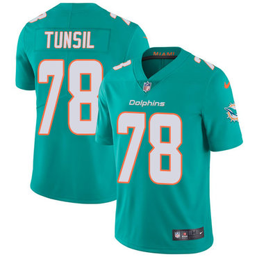 Nike Dolphins #78 Laremy Tunsil Aqua Green Team Color Men's Stitched NFL Vapor Untouchable Limited Jersey Nike Dolphins #78 Laremy Tunsil Aqua Green Team Color Men's Stitched NFL Vapor Untouchable Limited Jersey