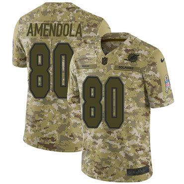 Nike Dolphins #80 Danny Amendola Camo Youth Stitched NFL Limited 2018 Salute to Service Jersey Nike Dolphins #80 Danny Amendola Camo Youth Stitched NFL Limited 2018 Salute to Service Jersey