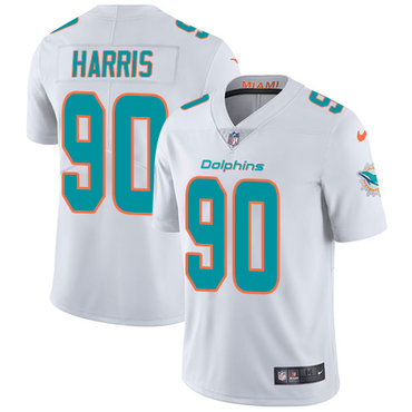 Nike Dolphins #90 Charles Harris White Men's Stitched NFL Vapor Untouchable Limited Jersey Nike Dolphins #90 Charles Harris White Men's Stitched NFL Vapor Untouchable Limited Jersey