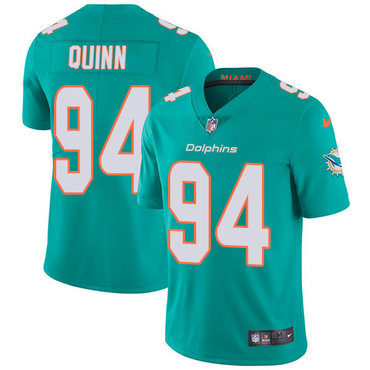 Nike Dolphins #94 Robert Quinn Aqua Green Team Color Youth Stitched NFL Vapor Untouchable Limited Jersey Nike Dolphins #94 Robert Quinn Aqua Green Team Color Youth Stitched NFL Vapor Untouchable Limited Jersey