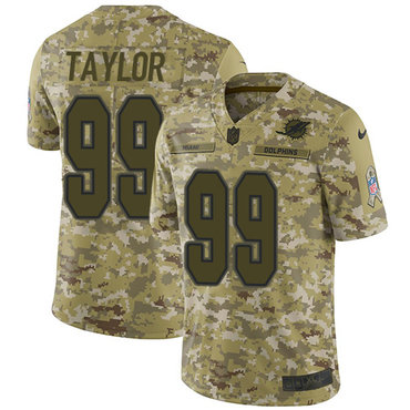 Nike Dolphins #99 Jason Taylor Camo Men's Stitched NFL Limited 2018 Salute To Service Jersey Nike Dolphins #99 Jason Taylor Camo Men's Stitched NFL Limited 2018 Salute To Service Jersey