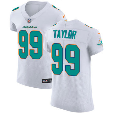 Nike Dolphins #99 Jason Taylor White Men's Stitched NFL Vapor Untouchable Elite Jersey Nike Dolphins #99 Jason Taylor White Men's Stitched NFL Vapor Untouchable Elite Jersey
