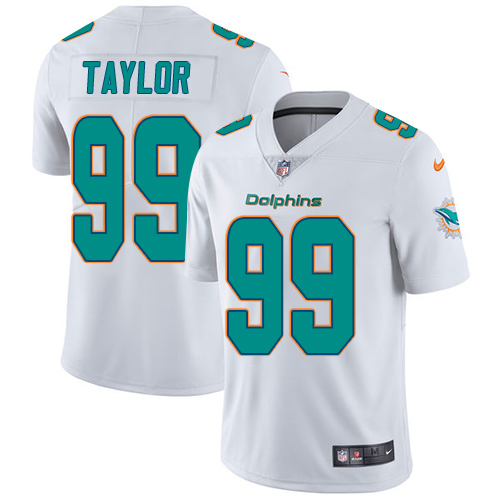 Nike Dolphins #99 Jason Taylor White Men's Stitched NFL Vapor Untouchable Limited Jersey Nike Dolphins #99 Jason Taylor White Men's Stitched NFL Vapor Untouchable Limited Jersey
