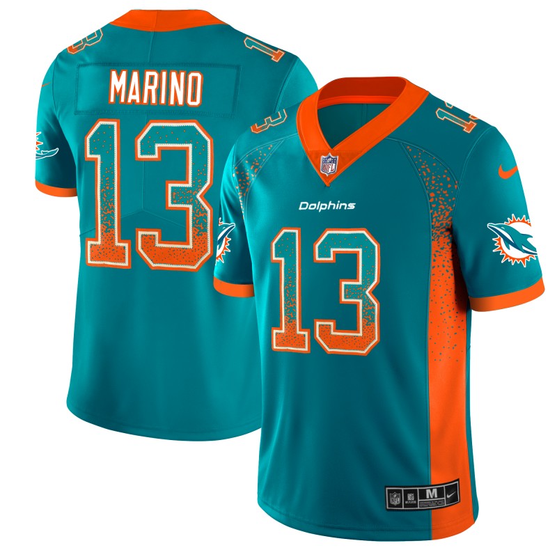 Nike Dolphins 13 Dan Marino Aqua Drift Fashion Limited Jersey Nike Dolphins 13 Dan Marino Aqua Drift Fashion Limited Jersey