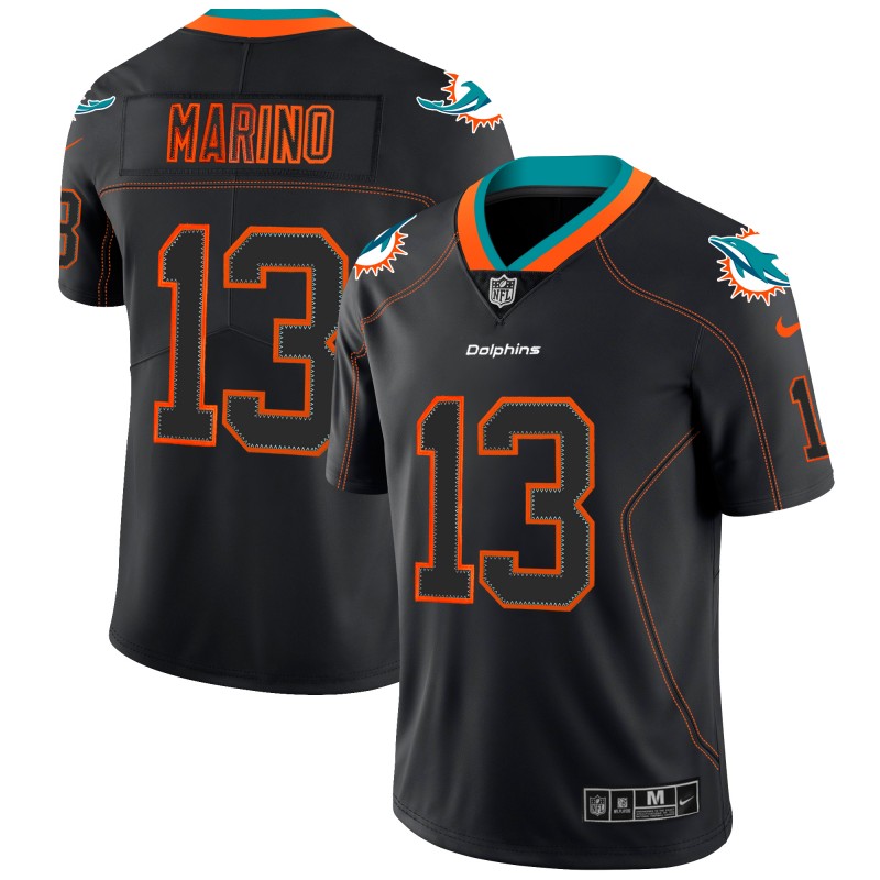 Nike Dolphins 13 Dan Marino Black Shadow Legend Limited Jersey Nike Dolphins 13 Dan Marino Black Shadow Legend Limited Jersey