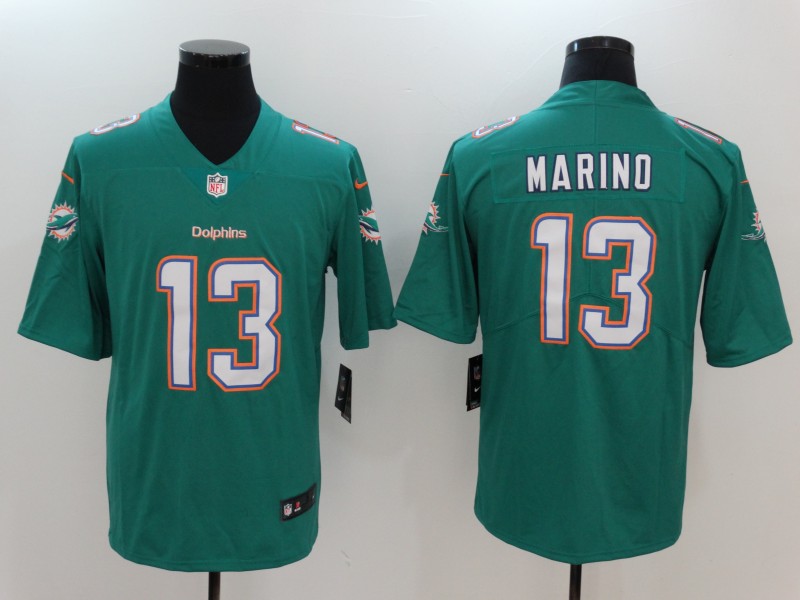 Nike Dolphins 13 Dan Marino Teal Vapor Untouchable Player Limited Jersey