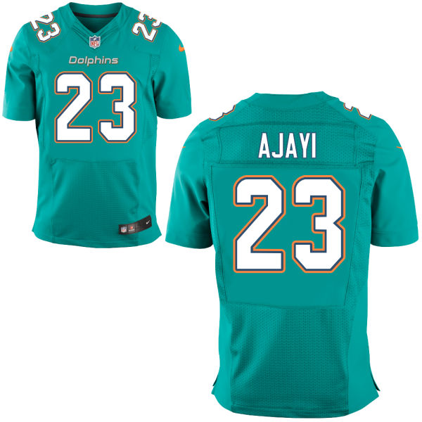 Nike Dolphins 23 Jay Ajayi Aqua Elite Jersey