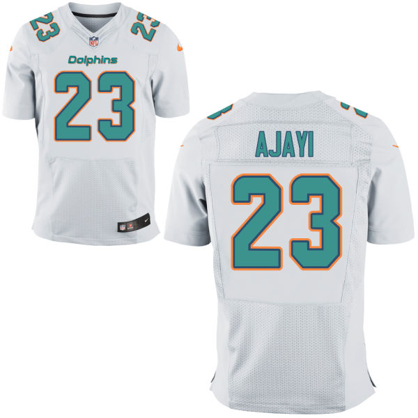 Nike Dolphins 23 Jay Ajayi White Elite Jersey
