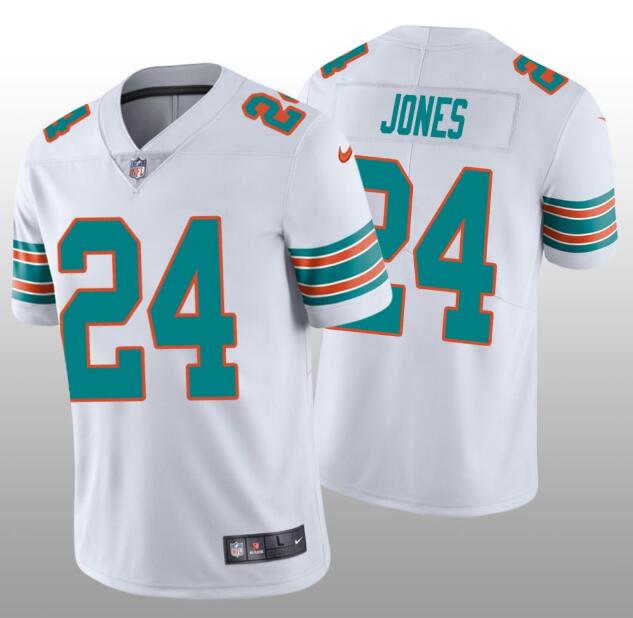 Nike Dolphins 24 Byron Jones White Throwback Vapor Untouchable Limited Jersey Nike Dolphins 24 Byron Jones White Throwback Vapor Untouchable Limited Jersey