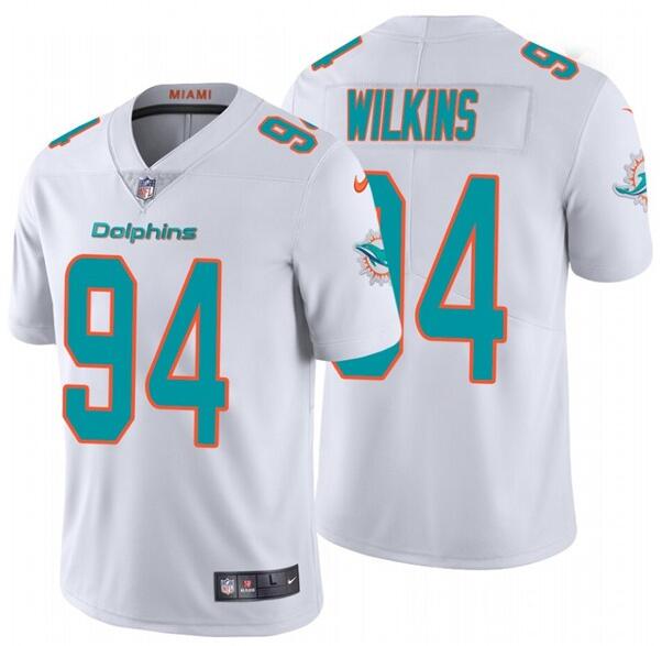 Nike Dolphins 94 Christian Wilkins White Vapor Untouchable Limited Jersey Nike Dolphins 94 Christian Wilkins White Vapor Untouchable Limited Jersey