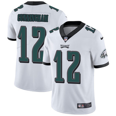 Nike Eagles #12 Randall Cunningham White Men's Stitched NFL Vapor Untouchable Limited Jersey Nike Eagles #12 Randall Cunningham White Men's Stitched NFL Vapor Untouchable Limited Jersey
