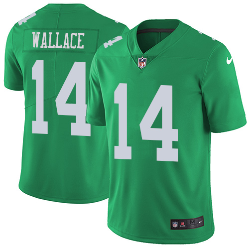 Nike Eagles #14 Mike Wallace Green Men's Stitched NFL Limited Rush Jersey Nike Eagles #14 Mike Wallace Green Men's Stitched NFL Limited Rush Jersey
