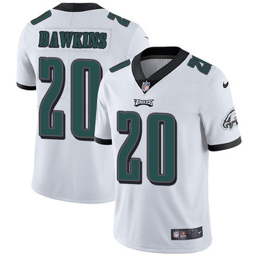 Nike Eagles #20 Brian Dawkins White Men's Stitched NFL Vapor Untouchable Limited Jersey Nike Eagles #20 Brian Dawkins White Men's Stitched NFL Vapor Untouchable Limited Jersey